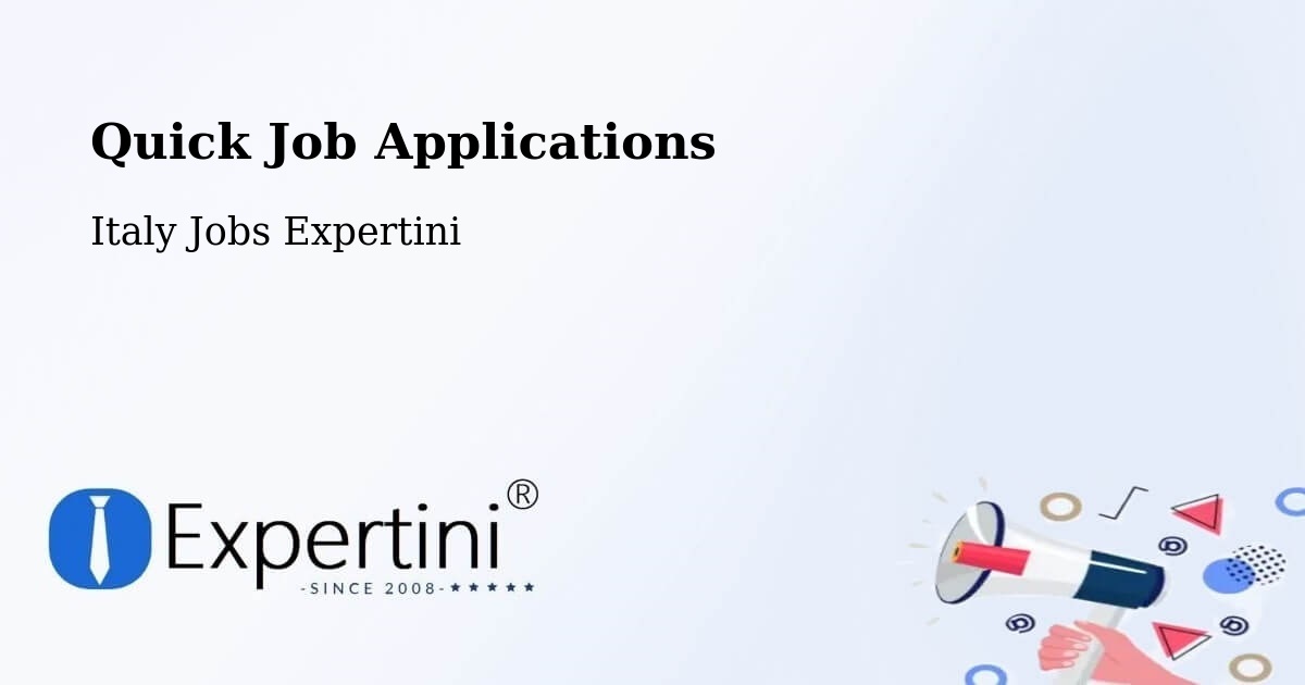 Quick Apply Feature – Busso - Italy Jobs Expertini