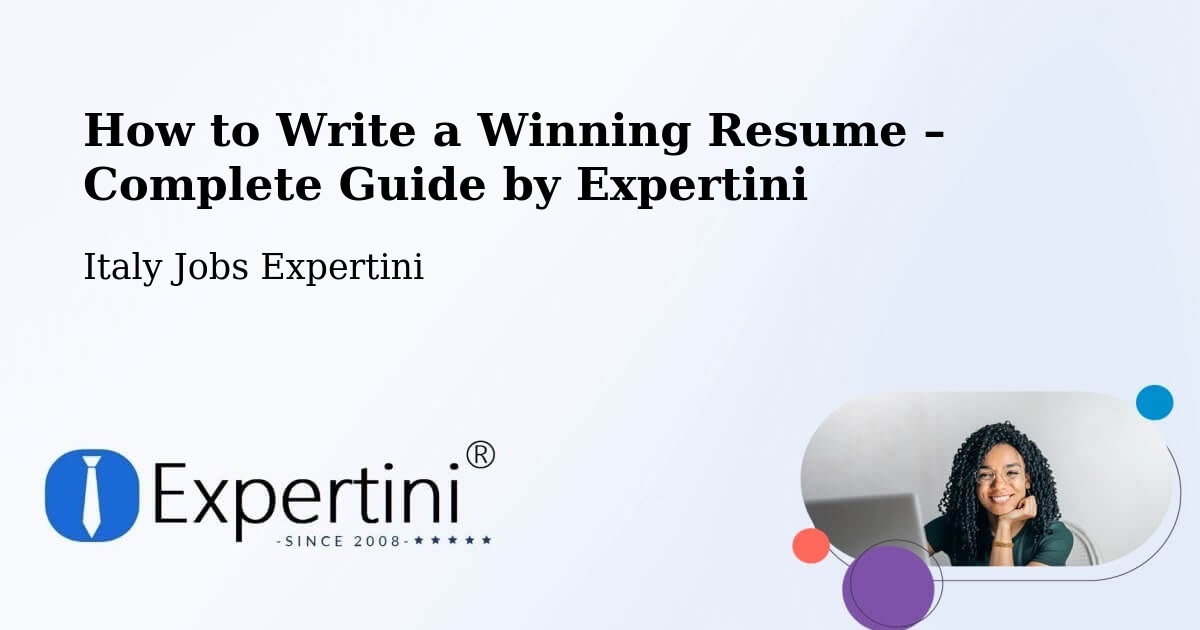 Resume Writing Guide for Job Seekers – Busso - Busso, Italy Jobs Expertini